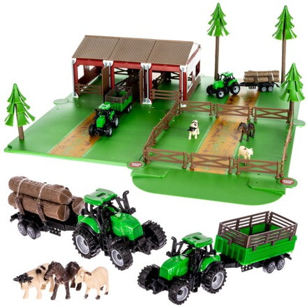 Farma so zvieratami + 2 farmárske autá