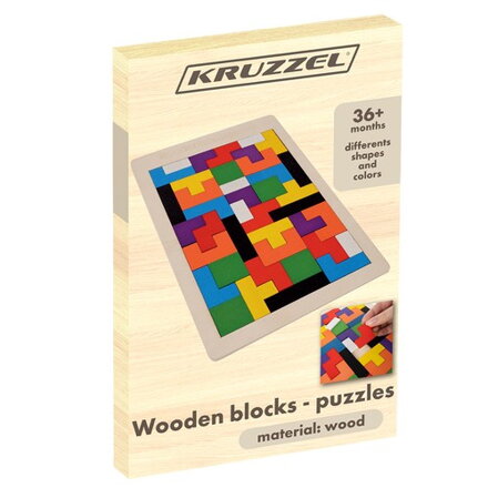 Drevená skladačka - puzzle
