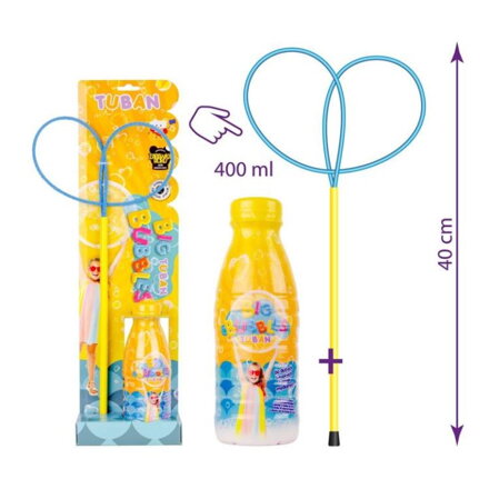 Set- obruč motýľ+ TEKUTINA BUBLIFUK 400 ml