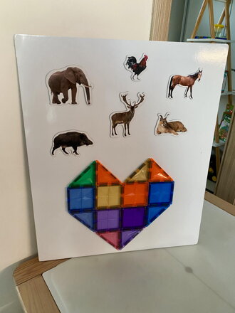 Drevená magnetická tabuľa -20% - stredná
