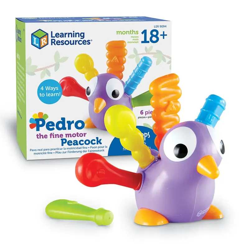 Pedro, páv pre jemnú motoriku Learning Resources Pedro, páv pre jemnú motoriku Learning Resources