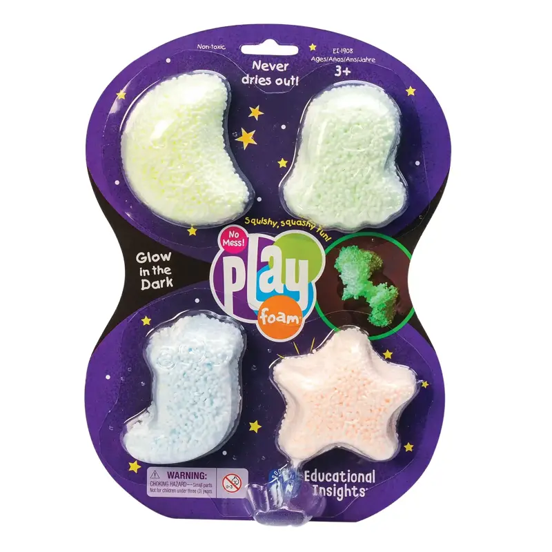 Balenie 4 kusov Playfoam svietiacich v tme Learning Resources Balenie 4 kusov Playfoam svietiacich v tme Learning Resources