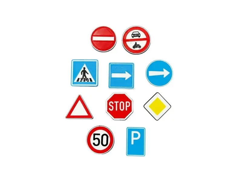 Dopravné značky 3D