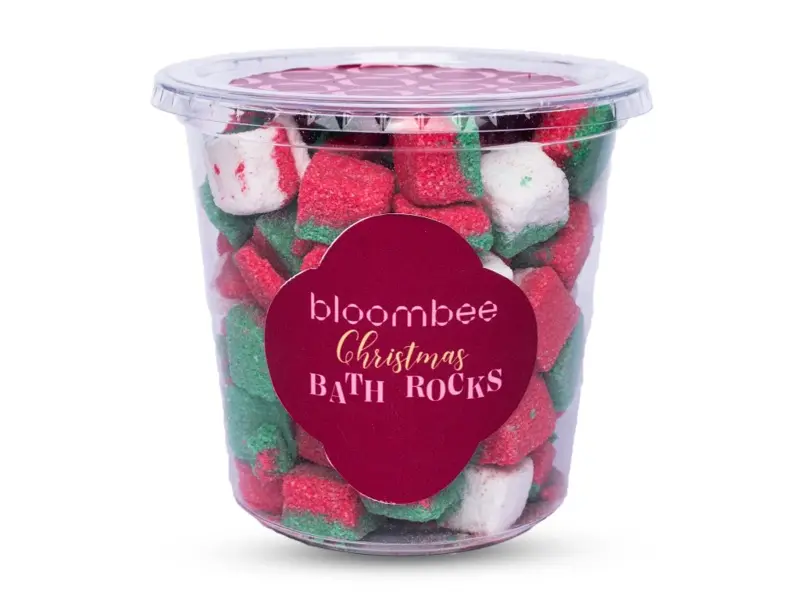 Merry Fizzmas kamienky do kúpeľa