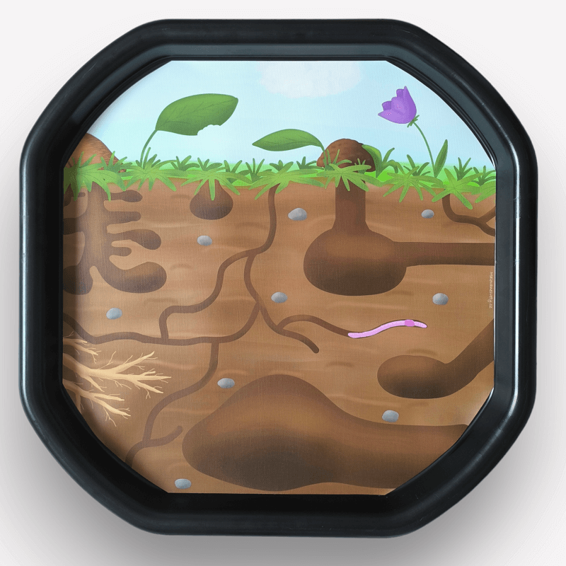 Pod zemou – Podložka do Tuff Tray MAXI