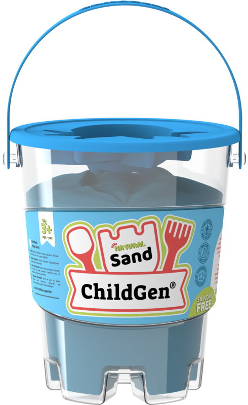 Kinetický piesok s formičkou - modrý 500 g Kinetický piesok s formičkou - modrý 500 g