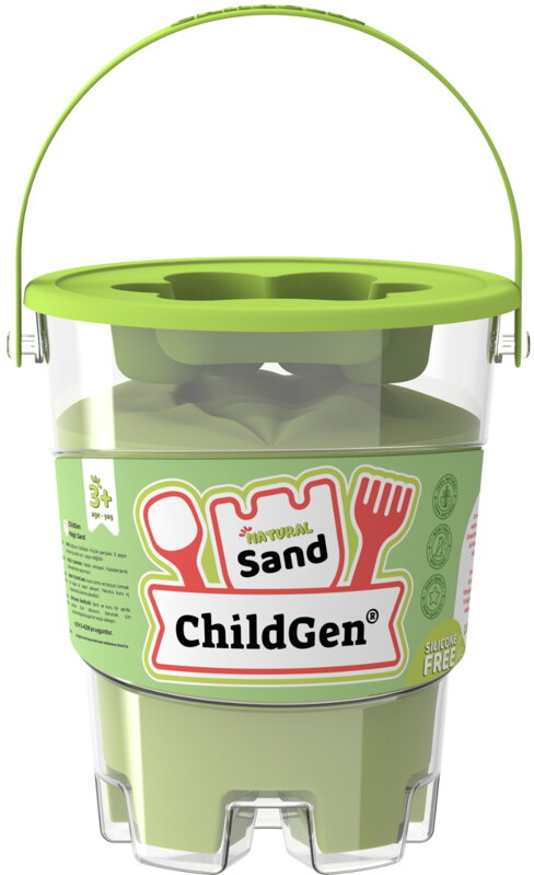 Kinetický piesok s formičkou - zelený 500 g Kinetický piesok s formičkou - zelený 500 g