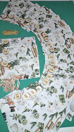 Adventné vrecúška od babičky- hand made +magnetky