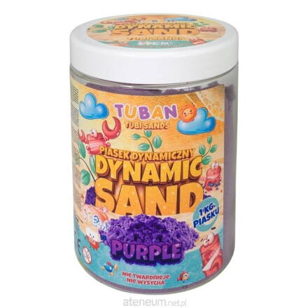 Kinetický piesok fialovej farby 1kg TUBAN