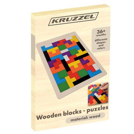 Drevená skladačka - puzzle
